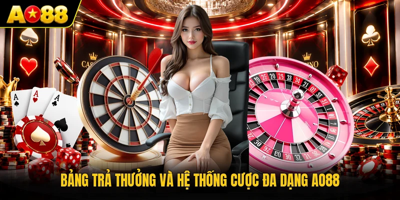 Bảng trả thưởng và hệ thống cược đa dạng AO88