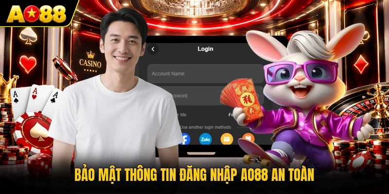 Bảo mật thông tin đăng nhập AO88 an toàn