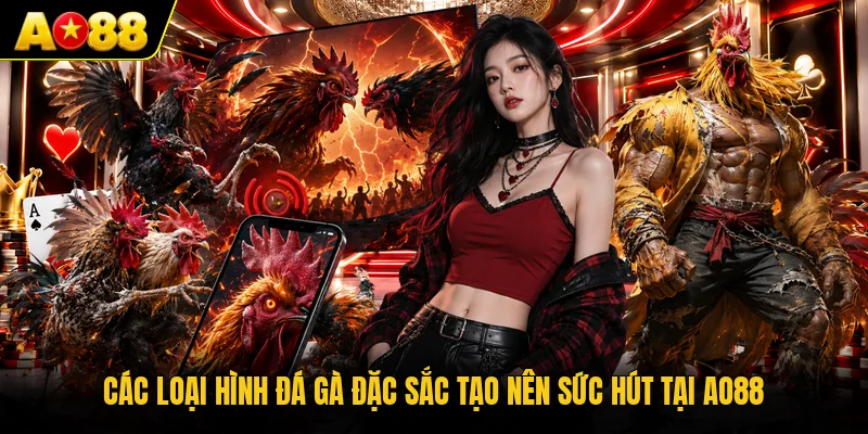 Các loại hình đá gà đặc sắc tạo nên sức hút tại AO88 