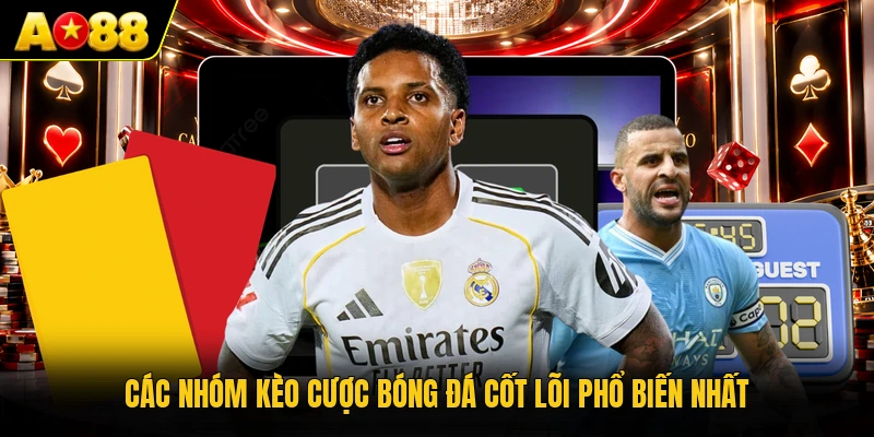 Các nhóm kèo cược bóng đá cốt lõi phổ biến nhất