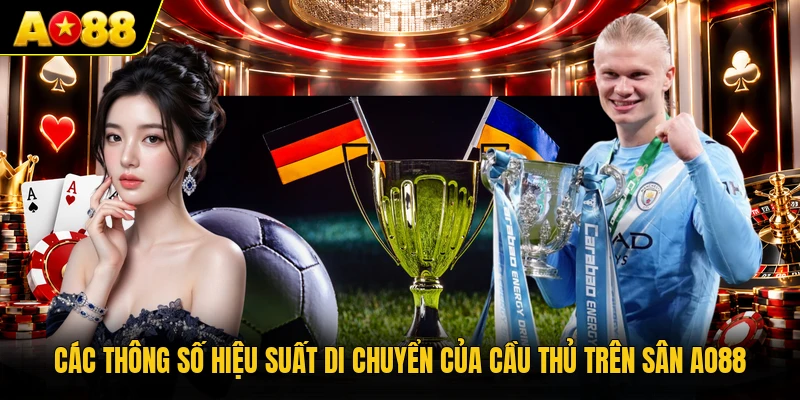 Các thông số hiệu suất di chuyển của cầu thủ trên sân AO88