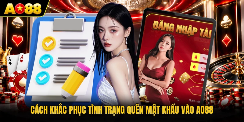 Cách khắc phục tình trạng quên mật khẩu vào AO88