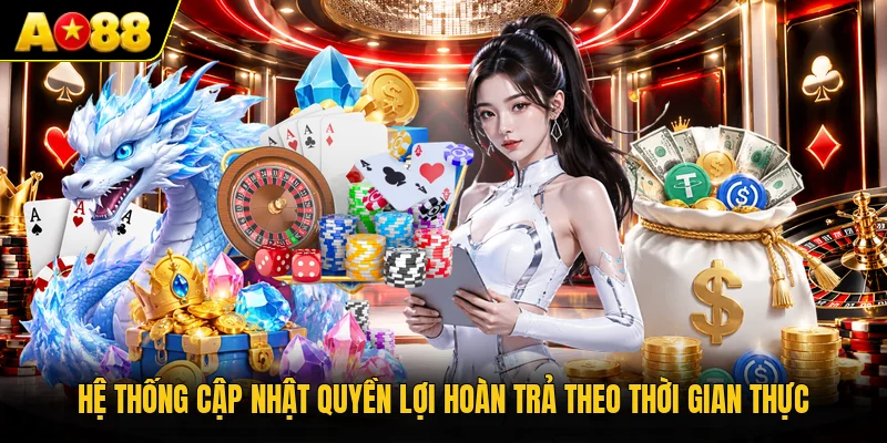 Hệ thống cập nhật quyền lợi hoàn trả theo thời gian thực
