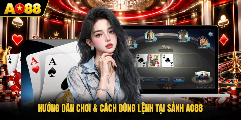Hướng dẫn chơi & cách dùng lệnh tại sảnh AO88