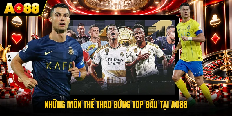 Những môn thể thao đứng top đầu tại AO88